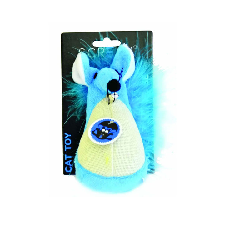 Scream Fatty Mouse Cat Toy - Assorted 4 Colors