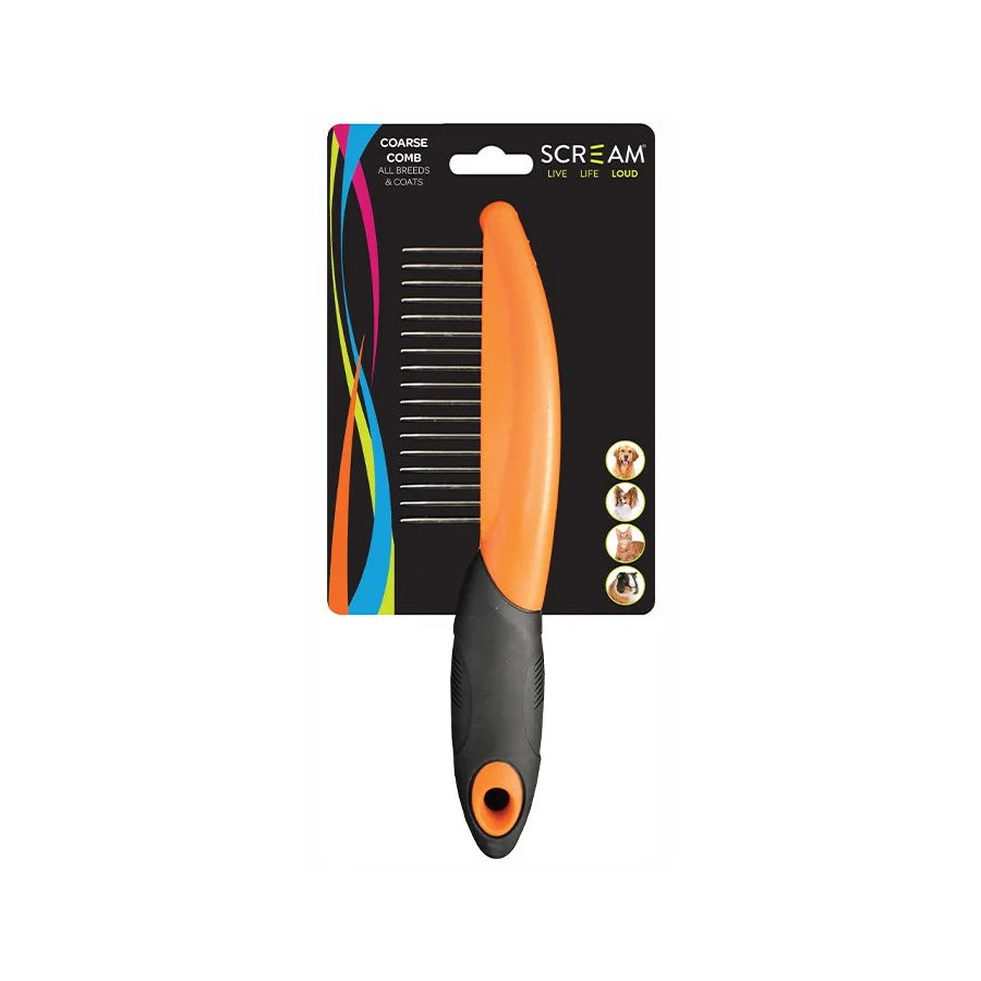 Scream Coarse Comb - Cat & Dog