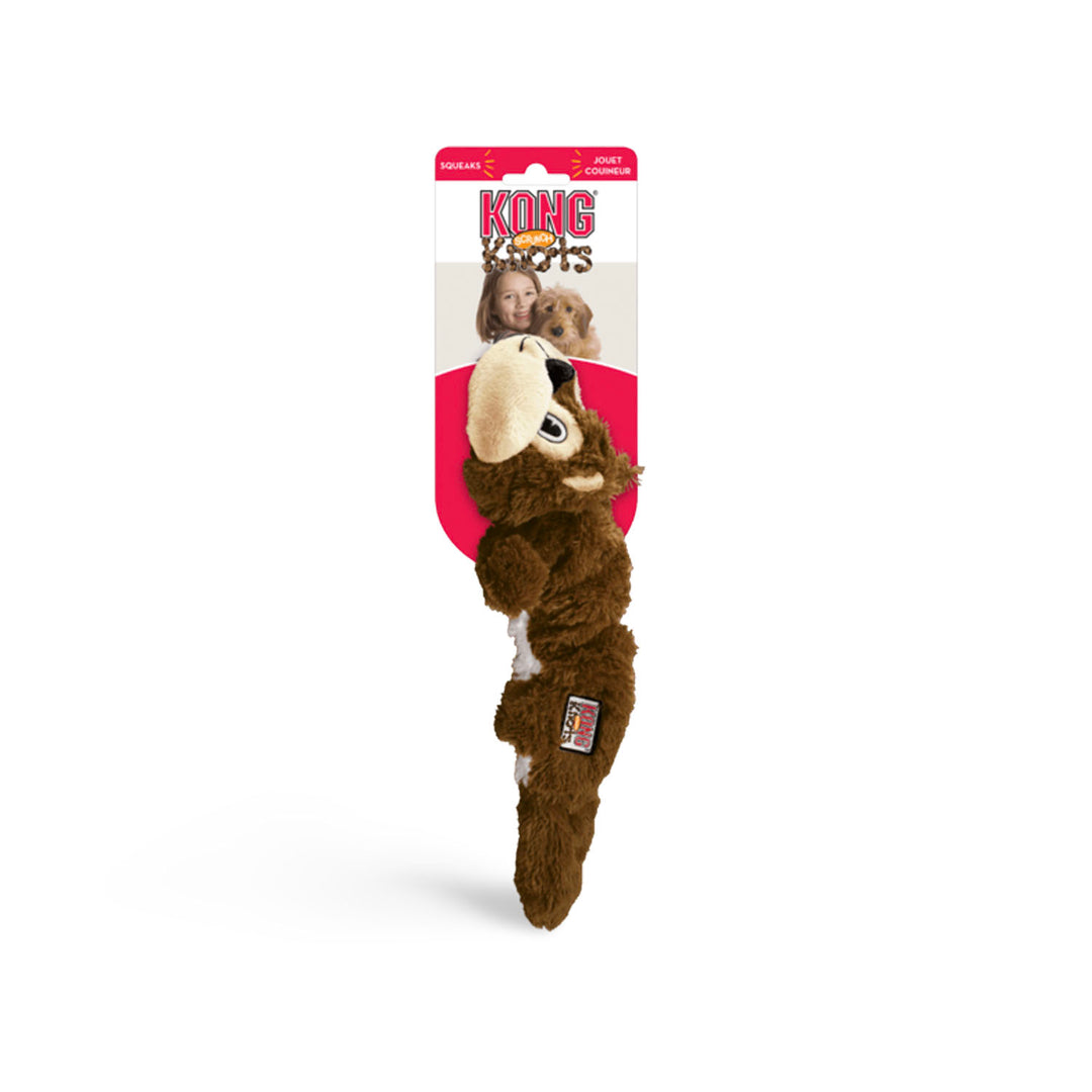 Kong Scrunch Knots Squirrel - Dog Toy