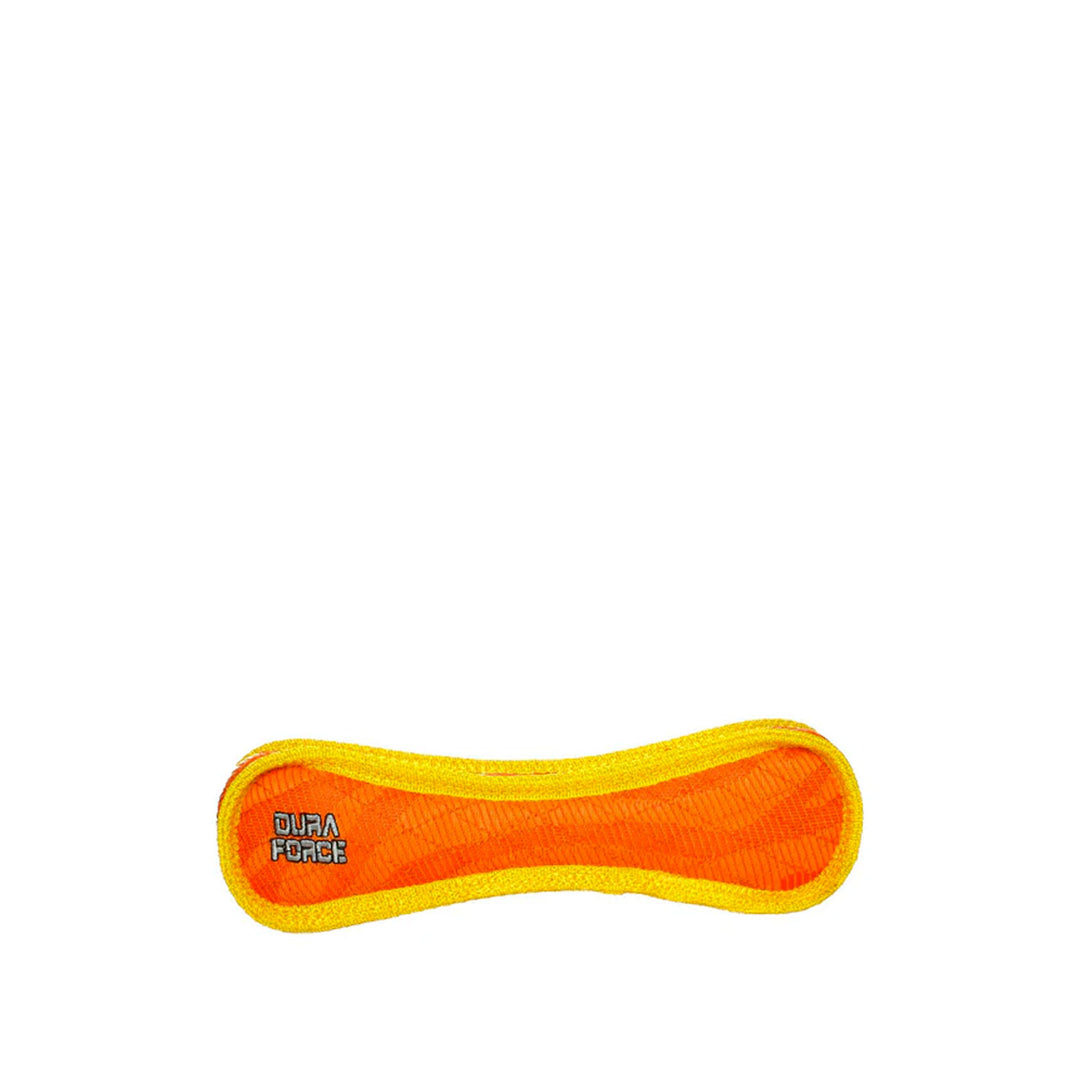 Tuffy Dura Force Bone Tiger Dog Toy Orange