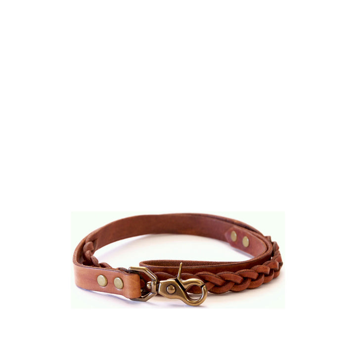 Urban Born Plait Classic Leash - Chocolate / Tan / Black