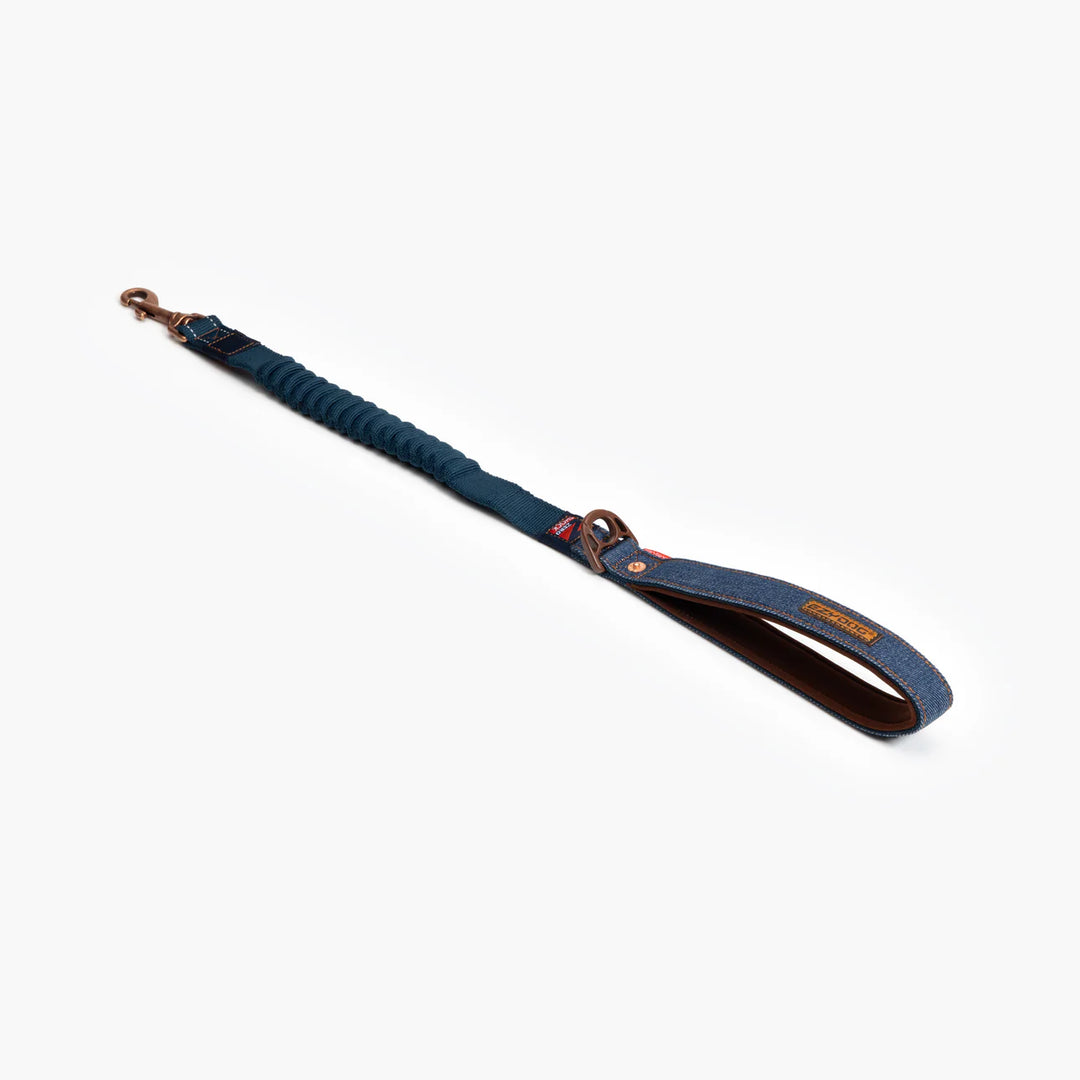 EzyDog Zero Shock Leash - Denim 64cm / 120cm