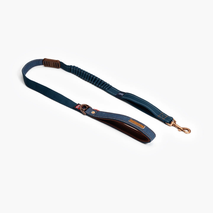 EzyDog Zero Shock Leash - Denim 64cm / 120cm