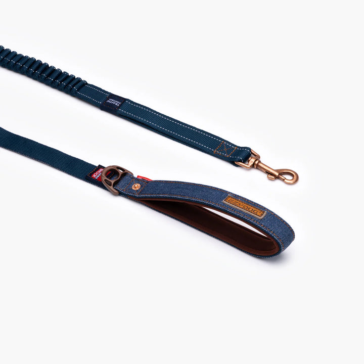 EzyDog Zero Shock Leash - Denim 64cm / 120cm