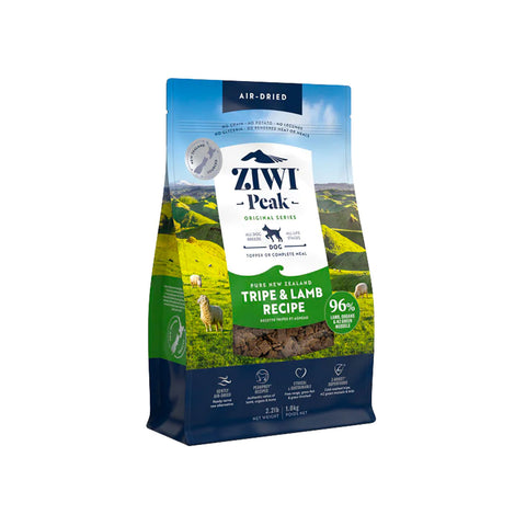 Ziwi Peak Dog Food Gently Air Dried - Tripe & Lamb