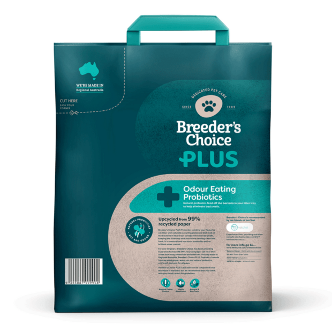 Breeder's Choice Plus Probiotic Cat Litter - 10 Liter