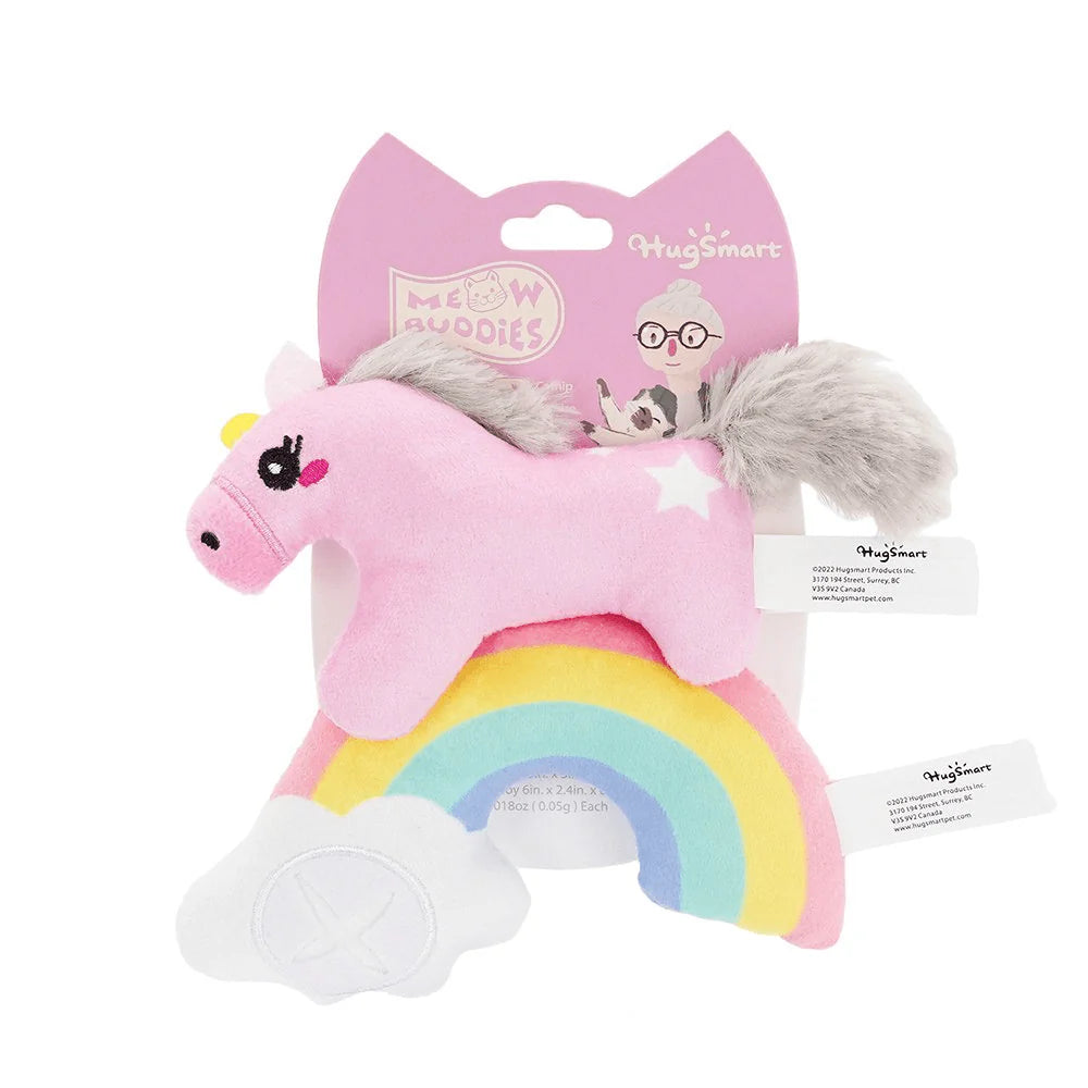 Meow Buddies Crazy Catcher Unicorn & Rainbow