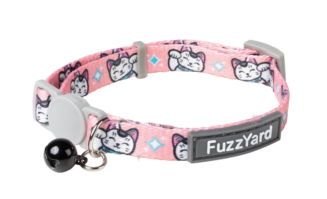 Fuzzyard Cat Collar - Lucky Fur-Tune Pink