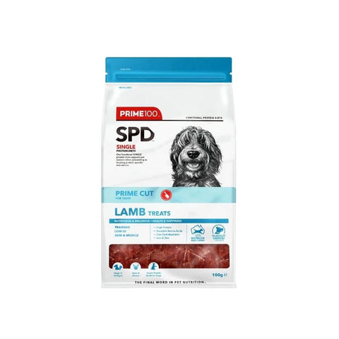 Prime100 SPD Dog Treats - Lamb 100g