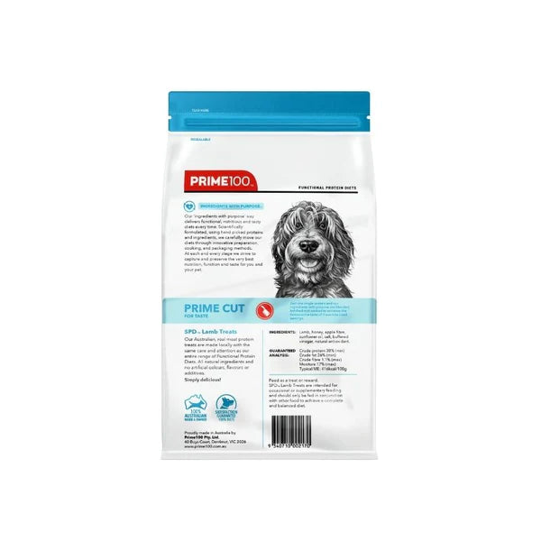 Prime100 SPD Dog Treats - Lamb 100g