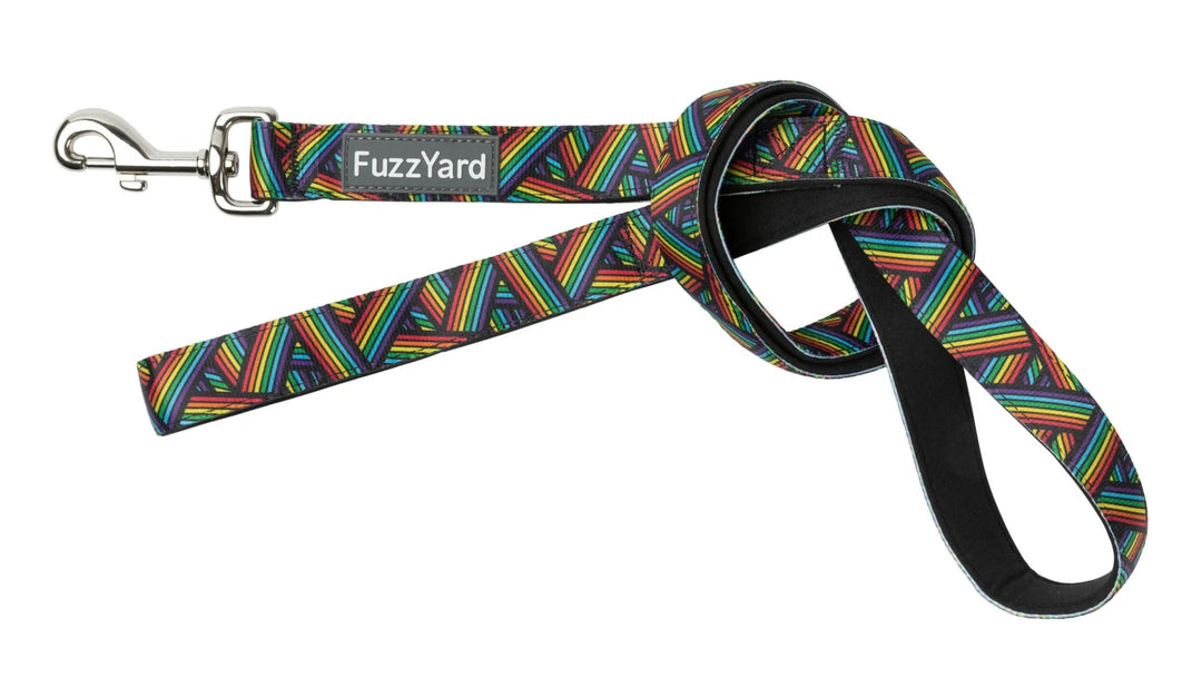 Fuzzyard Dog Lead - Rainbow Northcote