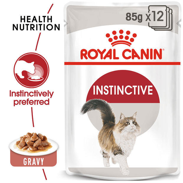 Royal Canin Feline Instinctive in Gravy Wet Cat Food - 85gr