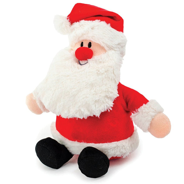 Snuggle Buddies Plush Dog Toy - Christmas Santa