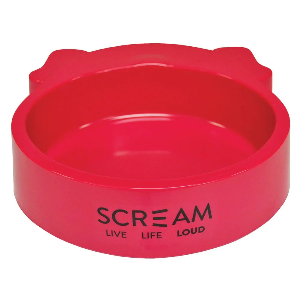 Scream Dog Face Bowl - Pink