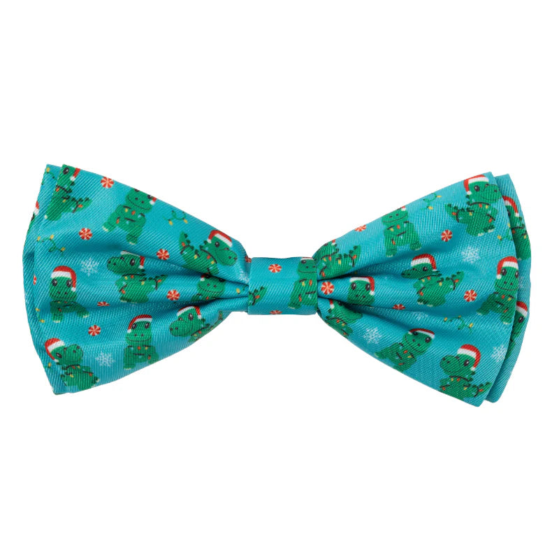 Fuzzyard T Rex Bowtie - Christmas