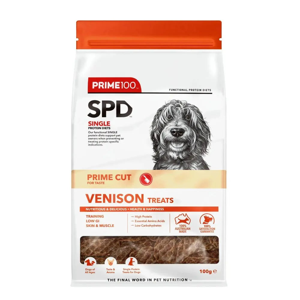 Prime100 SPD Dog Treats - Venison 100g