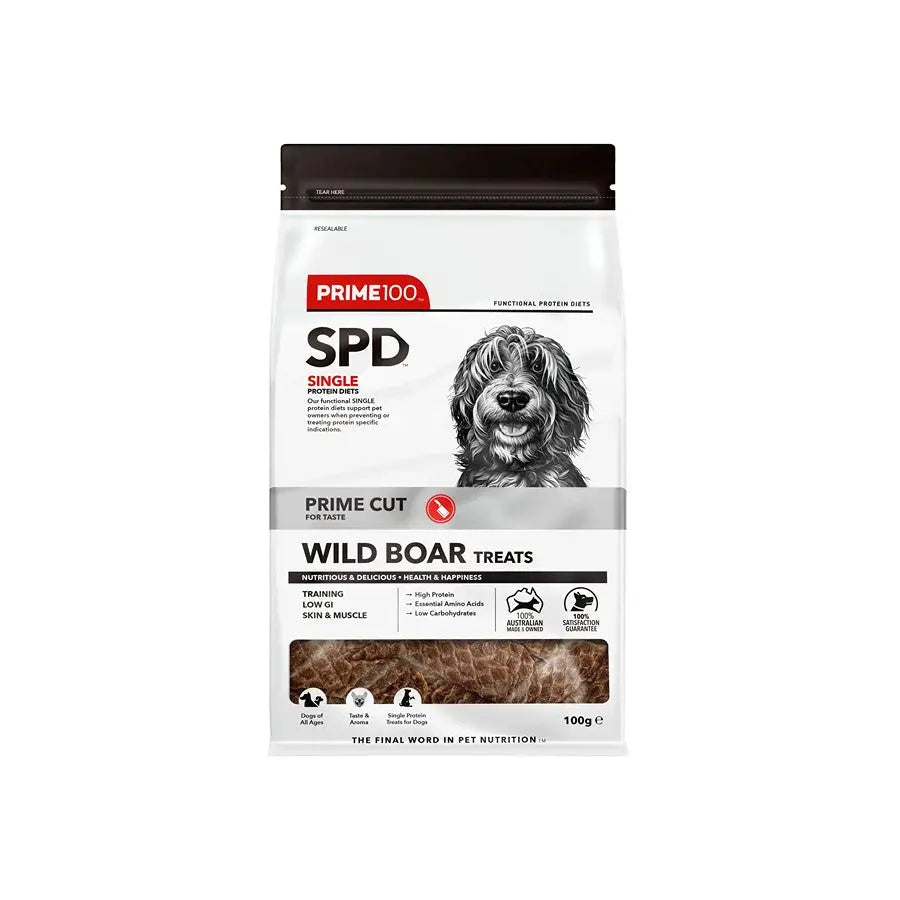 Prime100 SPD Dog Treats - WIld Boar 100g