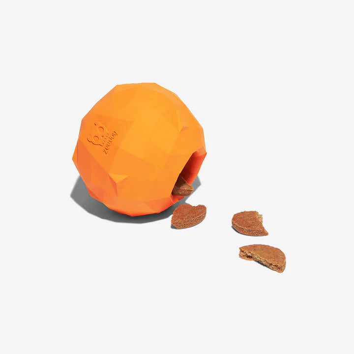 Zee.dog Treat Dispensing Toy - Super Orange