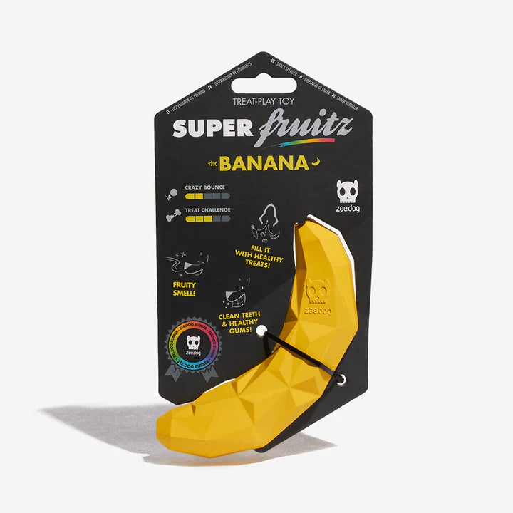 Zee.dog Treat Dispensing Toy - Super Banana