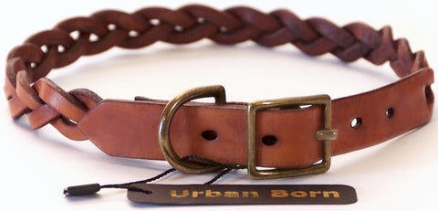 Urban Born Plait Classic Collar - Tan