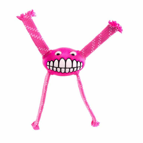 Rogz Flossy Grinz Dog Toy - Pink