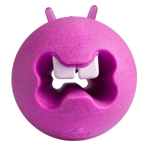 Rogz Fred Treat Ball Dog Toy - Pink