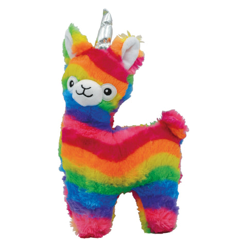 Snuggle Buddies Plush Dog Toy - Rainbow Llamacorn