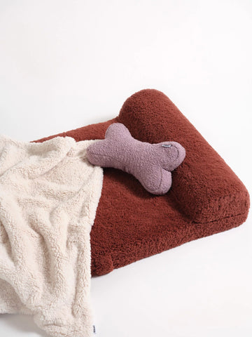 Hommey Faux Fur Pet Blanket - Marshmallow