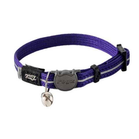 Rogz Alleycat Cat Collar  - Purple